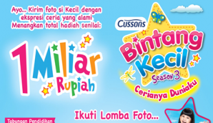 Lomba Foto Cussons Bintang Kecil 2015 Hadiah 1 Miliar Rupiah