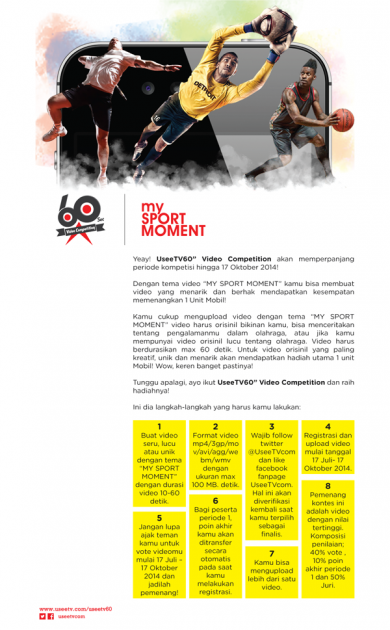 Kompetisi Video Sport Moment Hadiah Mobil Dan Uang Tunai