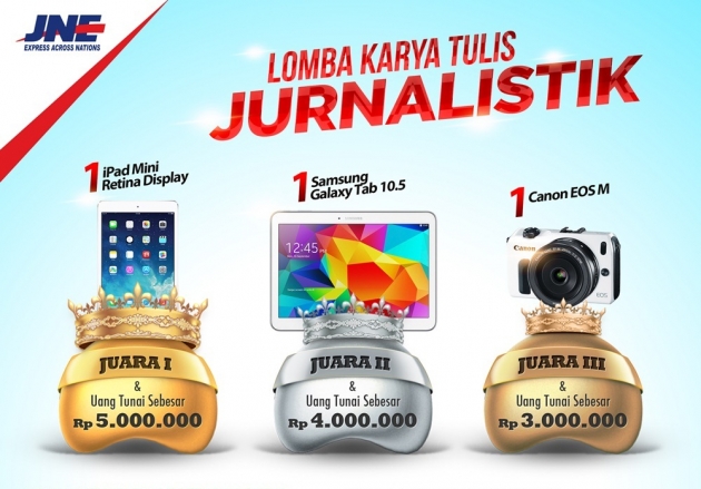 Lomba Menulis 2015 Hadiah IPad Mini Retina Display, Samsung Galaxy Tab 10.5, Canon EOS M (Untuk Wart