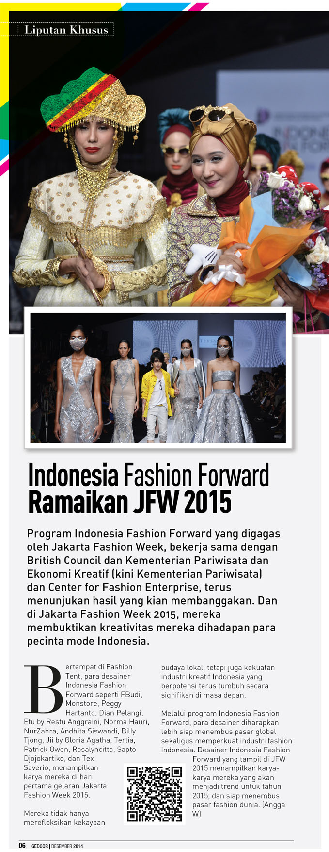 Pekan Mode Jakarta Fashion Week 2014
