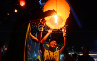 Serunya Lantern Night Run At Mall Alam Sutera