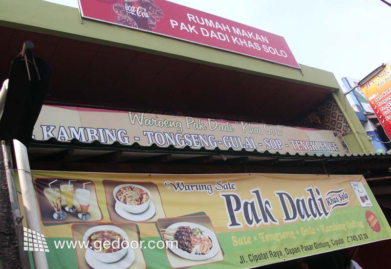 Warung Sate Solo Pak Dadi