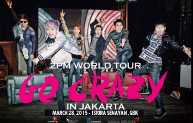 2PM World Tour Go Crazy in Jakarta 2PM World Tour Go Crazy in Jakarta