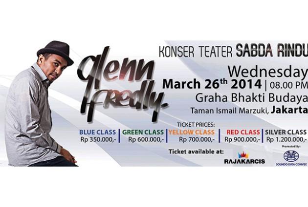 Konser Teater Sabda Rindu Glenn Fredly