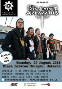 The Red Jumpsuit Apparatus Akan Konser Di Jakarta